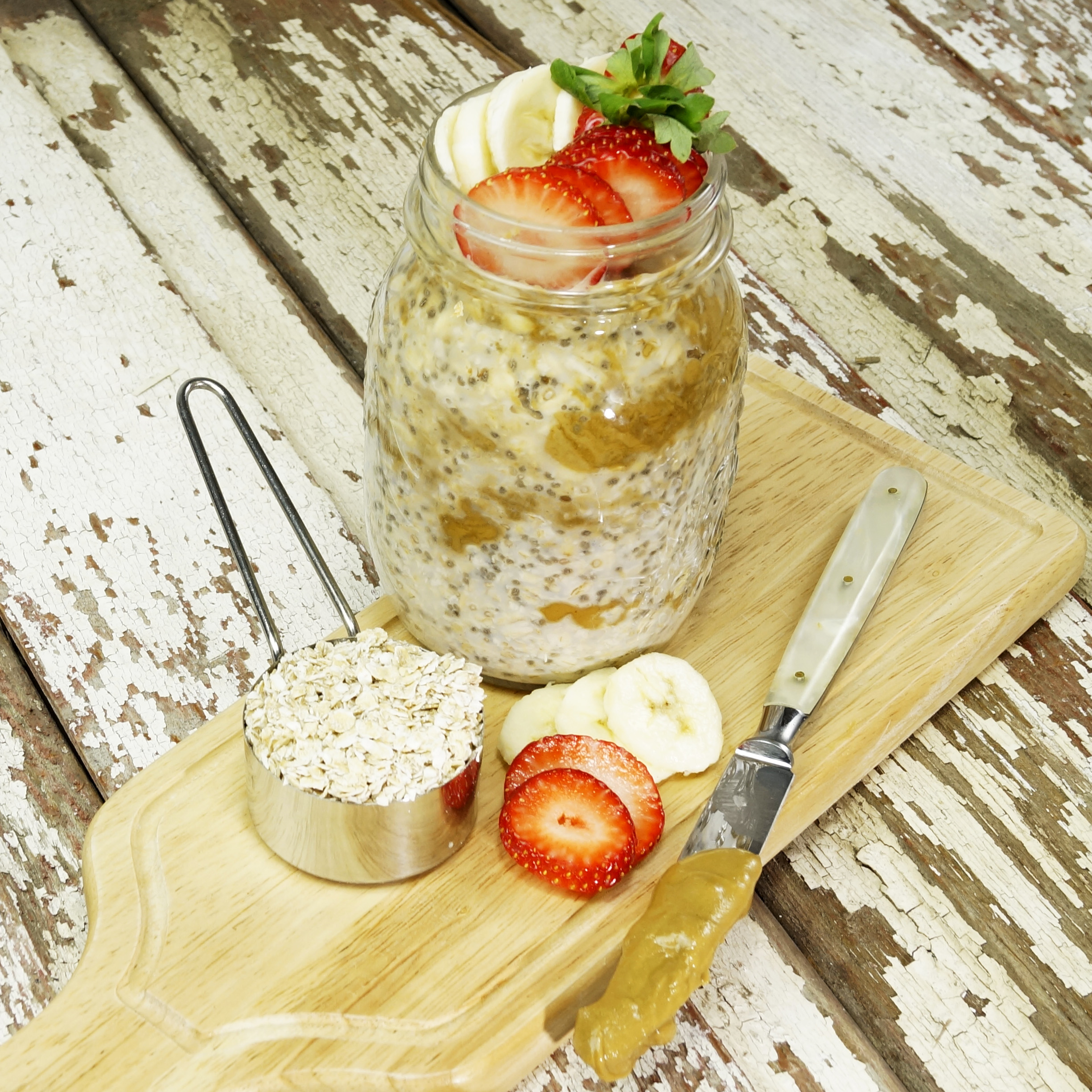 Sunbutter Overnight Oats
