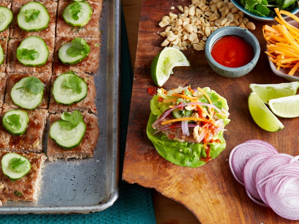 Lightened-up Asian turkey sliders | COURTESY THE FOOD NETWORK