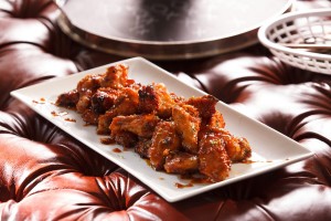 Tiffani Thiessen's Honey-Ginger Chicken Wings | COURTESY THE COOKING CHANNEL